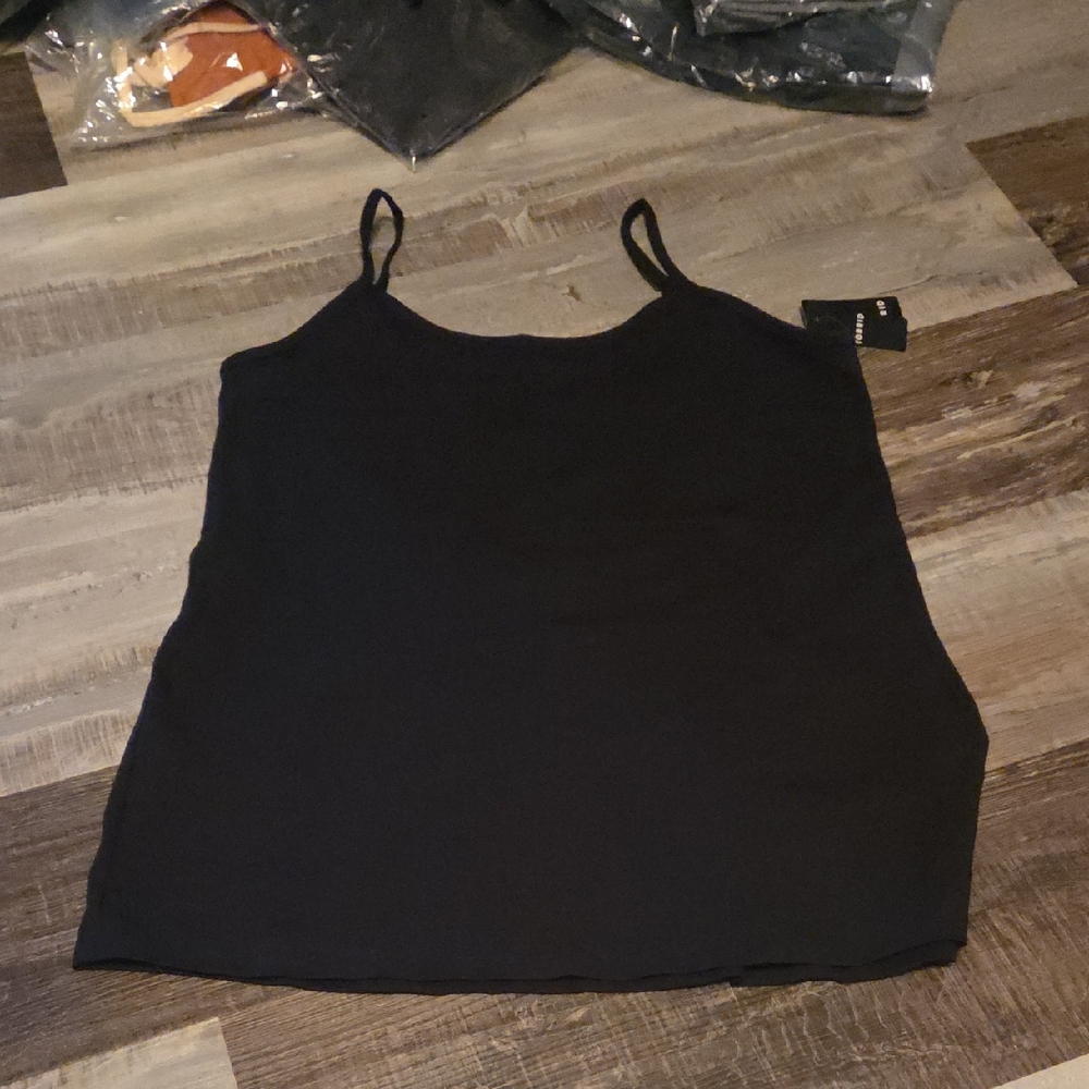 torrid Black Spaghetti Strap Camisole